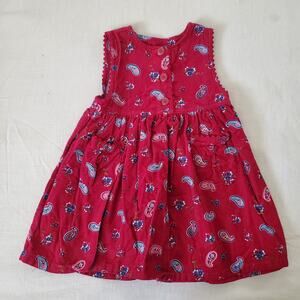 Vintage McKids Floral Paisley Dress 24 months
